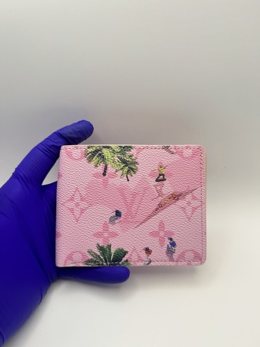 Pink louis vuitton bifold - pink,